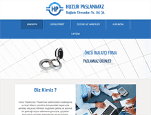 Tablet Screenshot of huzurpaslanmaz.com